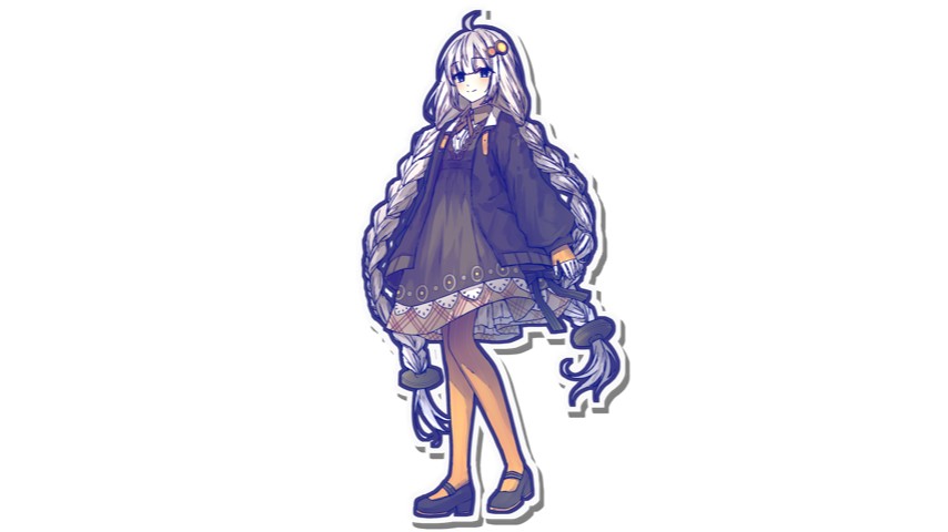 切り絵風ポップ加工